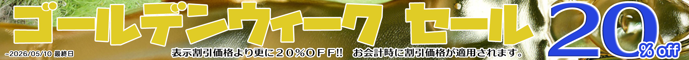 GW 20Percent OFF SALE 2026